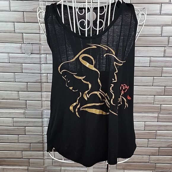 Disney Mulan t-shirt Size M Plus one more item Beauty and the Beast t-shirt - Picture 6 of 12